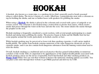 Hookah