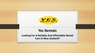 Looking For A Reliable And Affordable Rental Cars In New Zealand?