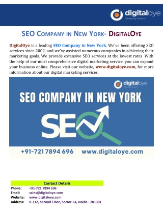 SEO Company in New York