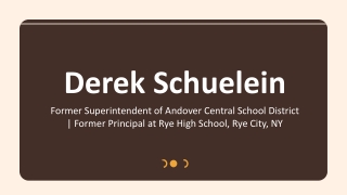 Derek Schuelein - A Performance-driven Individual