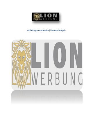 webdesign rosenheim | lionwerbung.de
