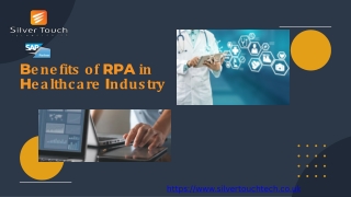 Benefits of RPA in Healthcare Industry