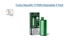 Funky Republic TI7000 Disposable 5 Pack