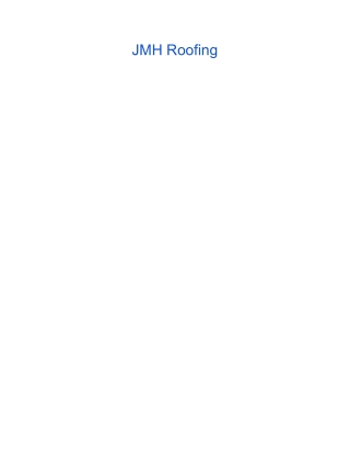 JMH Roofing