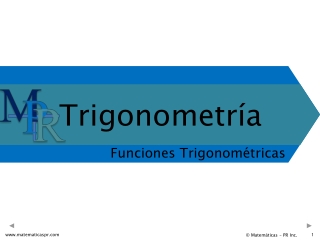 Funciones Trigonométricas