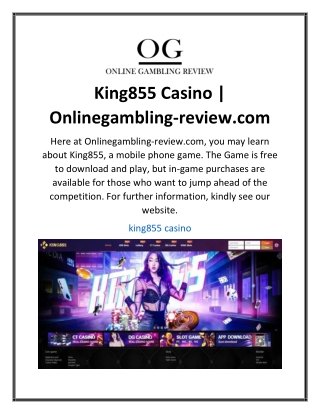 King855 Casino  Onlinegambling-review.com