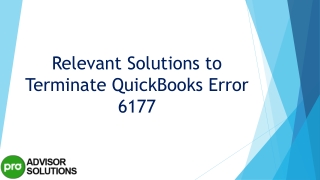 A quick and easy guide to resolve Quickbooks Error 6177