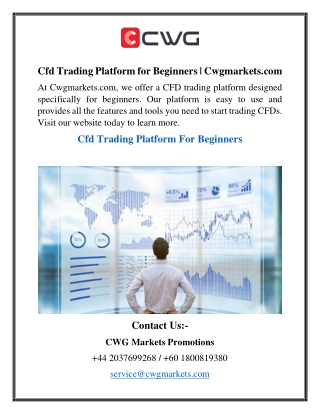 Cfd Trading Platform for Beginners | Cwgmarkets.com