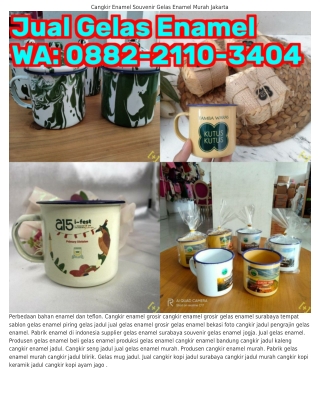 O88ᒿ~ᒿ11O~З4O4 (WA) Gelas Enamel Grosir Piring Gelas Jadul
