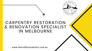 Carpentry Home Restoration, Renovations & Extensions Specialist Melbourne
