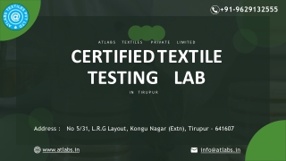 Atlabs Textiles Pvt Ltd  in  india