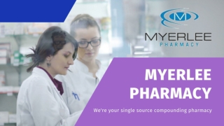 Best Compounding Pharmacy In Fort Myers FL | Myerlee Pharmacy