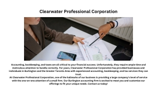 Clearwater Professional Corporation