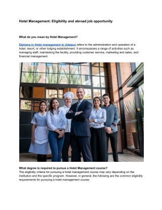Hotel Management_ Eligibility and abroad job opportunity (2)