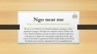 Ngo near me PPT