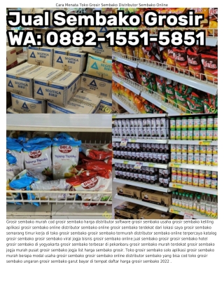 O88ᒿ·1551·5851 (WA) Grosir Sembako Depok Grosir Sembako Sleman