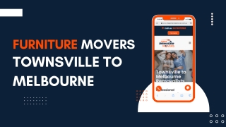 Furniture Movers Townsville to Melbourne | Cheap Interstate Movers