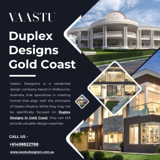 Duplex Designs Gold Coast - Vaastu Designers