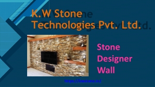 Stone Designer Wall- K.W Stone Technologies Pvt. Ltd.