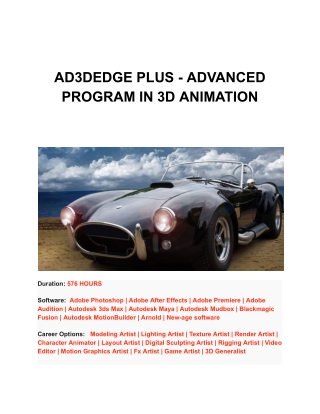 Animation Course in Gurgaon