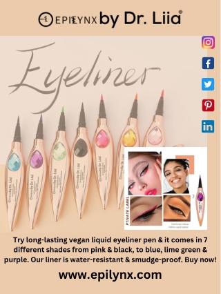 Best-Selling Gluten Free Liquid Eyeliner For Women - EpiLynx