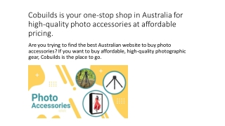 high-quality photo accessories