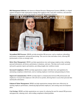 HR Management Software UAE