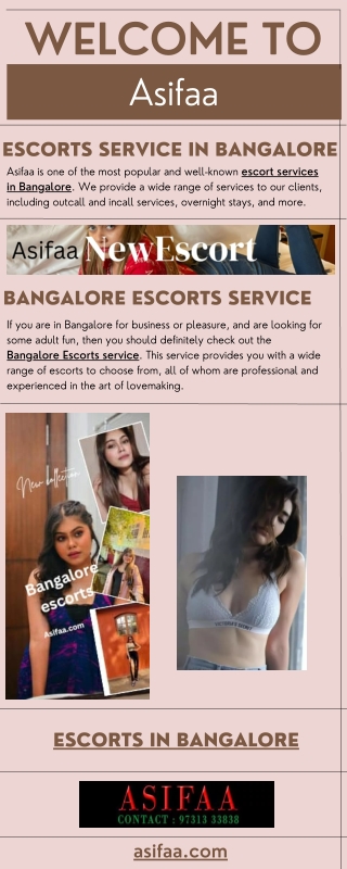 Bangalore Escorts service