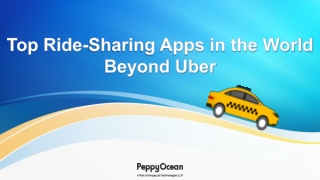 Top Ride-Sharing Apps in the World Beyond Uber