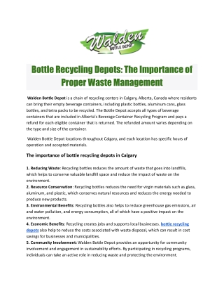 Bottle Recycling Depots_ The Importance of Proper Waste Management (1)