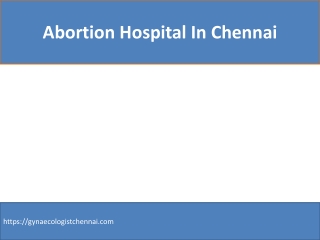 abortion hospital in Chennai