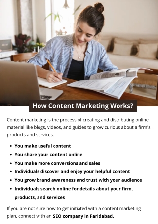 How Content Marketing Works?