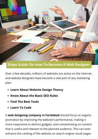 Steps Guide On How To Become A Web Designer