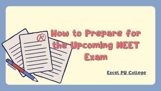 How to Prepare for the Upcoming NEET Exam