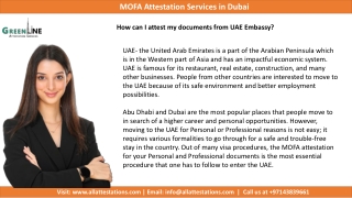 Know about MOFA Attestation Services in Dubai