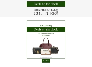 Deals on the Clock'-Shop & Sell 100% Authentic Pre-owned Luxury Handbags