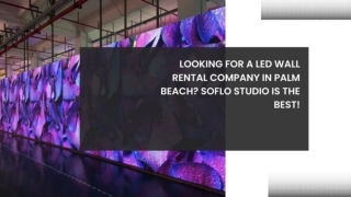 Led Wall Rental Palm Beach