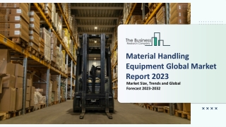 Material Handling Equipment Market Report 2023-2032 | Share, Trends, Demand