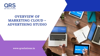 Overview of Marketing Cloud – Advertising Studio