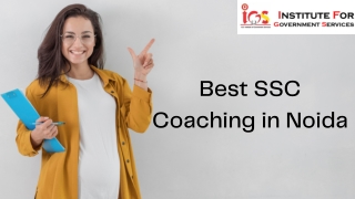 Best SSC Coaching in Noida | IGS Institute