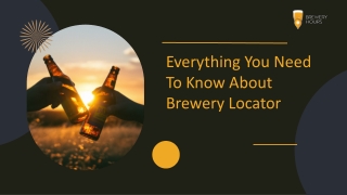 Everything You Need To Know About Brewery Locator