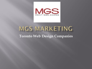 Toronto Web Design Companies