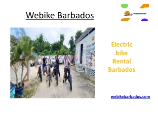 Rent an Electric Bike in Barbados and Explore the Island!