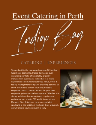 Event Catering in Perth