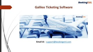 Galileo Ticketing Software