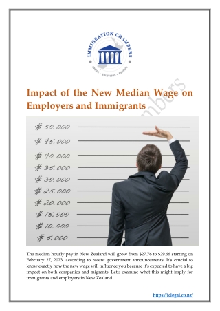 Impact of the New Median Wage on Employers and Immigrants