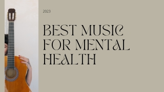 Best Music For Mental Health
