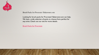 Brush Packs for Procreate  Bakeroner.com