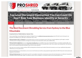 Sydney's Most Secure Document Shredding Services - Find Yours Now!