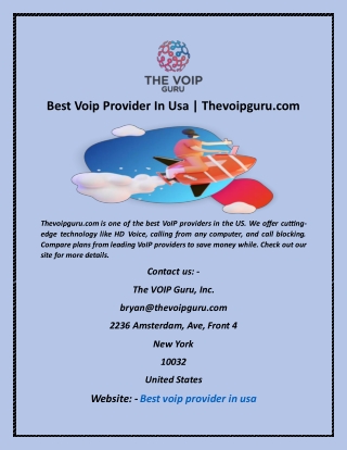 Best Voip Provider In Usa Thevoipguru com